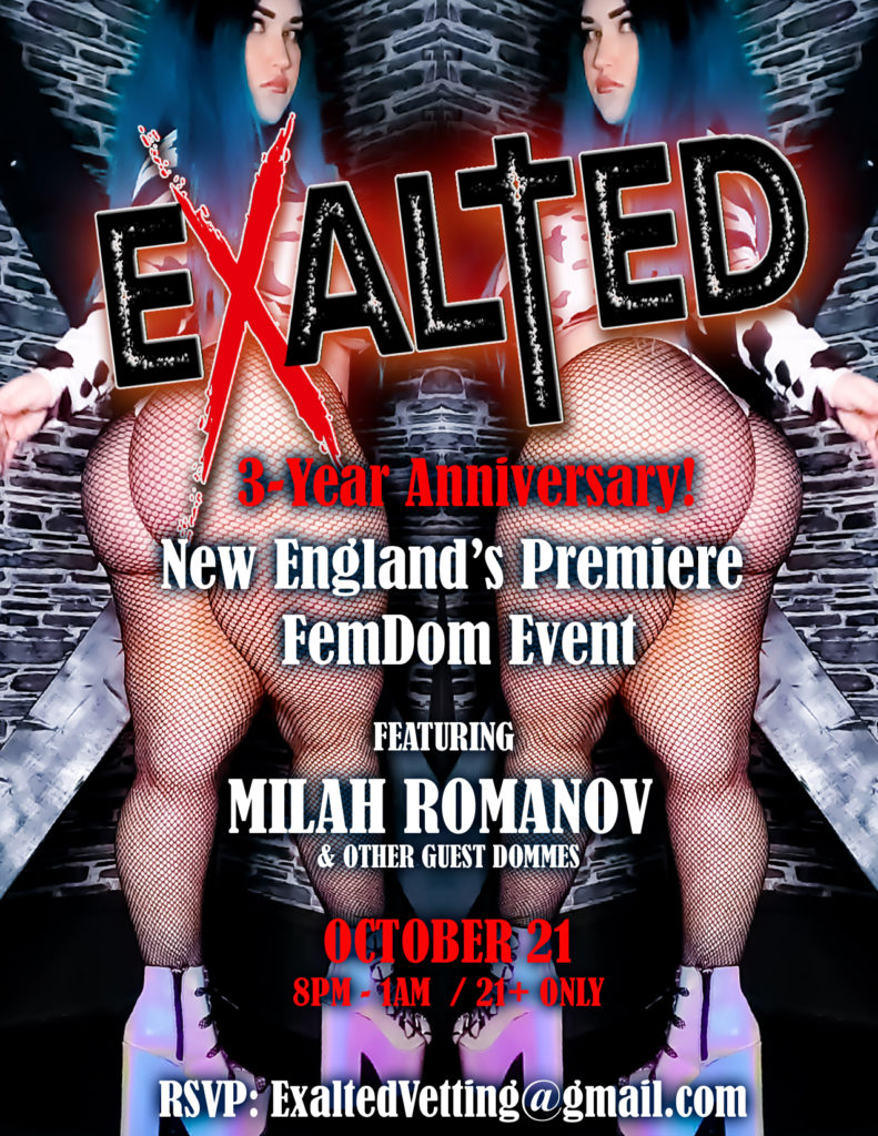 EXALTED Female Domination Boston Providence NYC